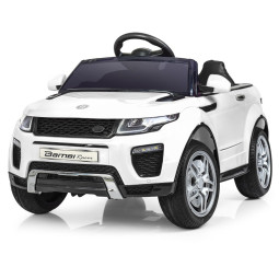 Mașină electrică albă pentru copii cu control de la distanță HL1618