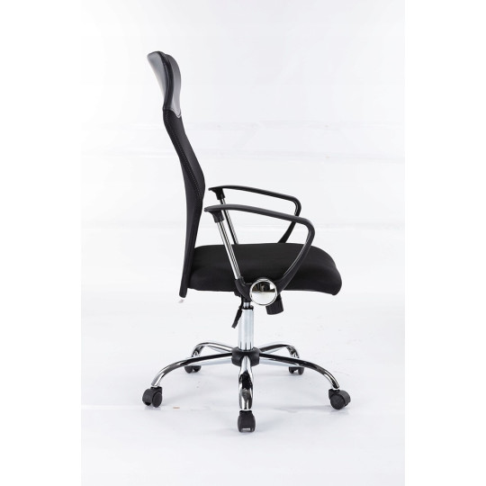 Scaun de birou PREMIUM de culoare neagră