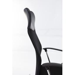 Scaun de birou PREMIUM de culoare neagră