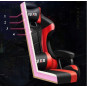 Scaun de gaming pentru PC de culoare albastră