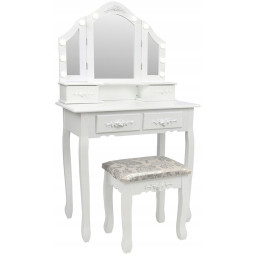 Mese de toaletă moderne de culoare albă cu iluminare LED