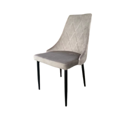 Scaunele de bucătărie capitonate în culoarea gri deschis