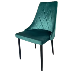 Scaun de bucătărie capitonat de culoare verde