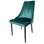 Scaun de bucătărie capitonat de culoare verde