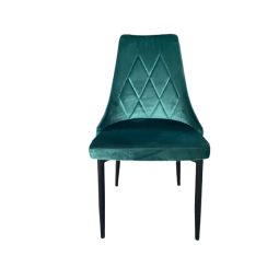 Scaun de bucătărie capitonat de culoare verde