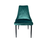 Scaun de bucătărie capitonat de culoare verde