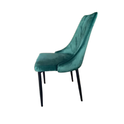 Scaun de bucătărie capitonat de culoare verde