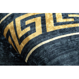 Covor albastru-auriu lavabil, meduză grecească antiderapantă ANDRE