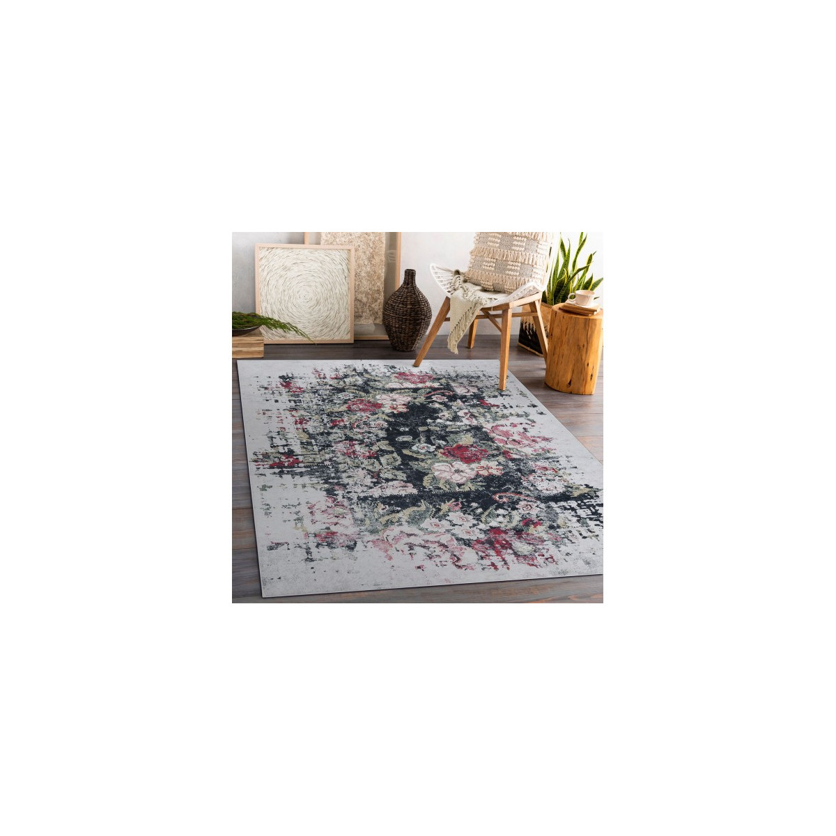 Covoare orientale lavabile, roșu-albastru, diverse dimensiuni ANDRE