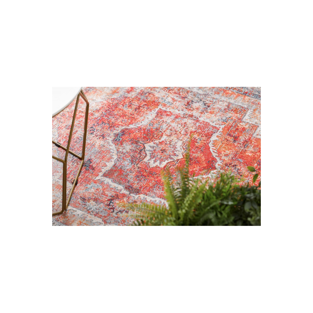 Covor roșu lavabil, anti-derapant, disponibile în diverse dimensiuni ANDRE