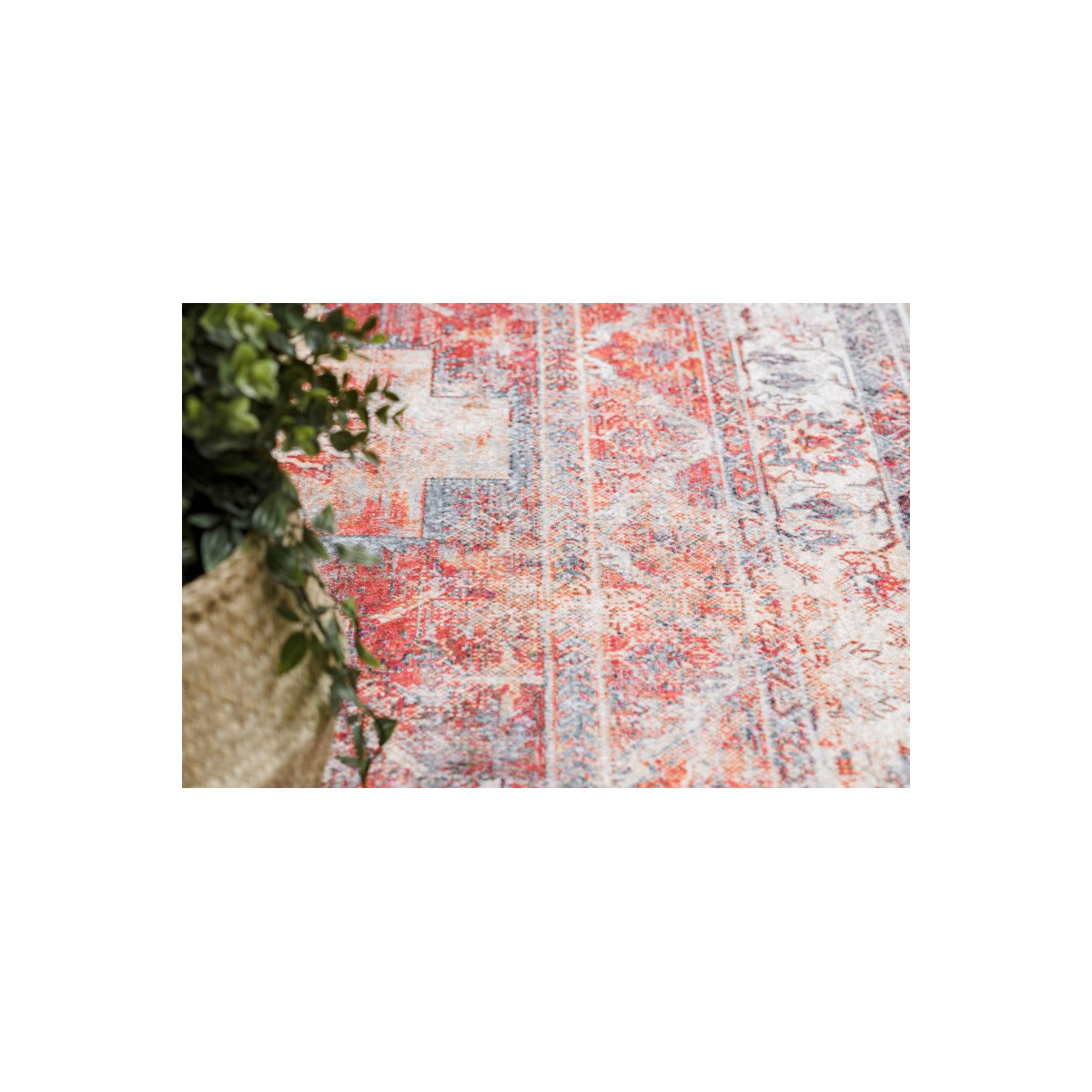 Covor roșu lavabil, anti-derapant, disponibile în diverse dimensiuni ANDRE