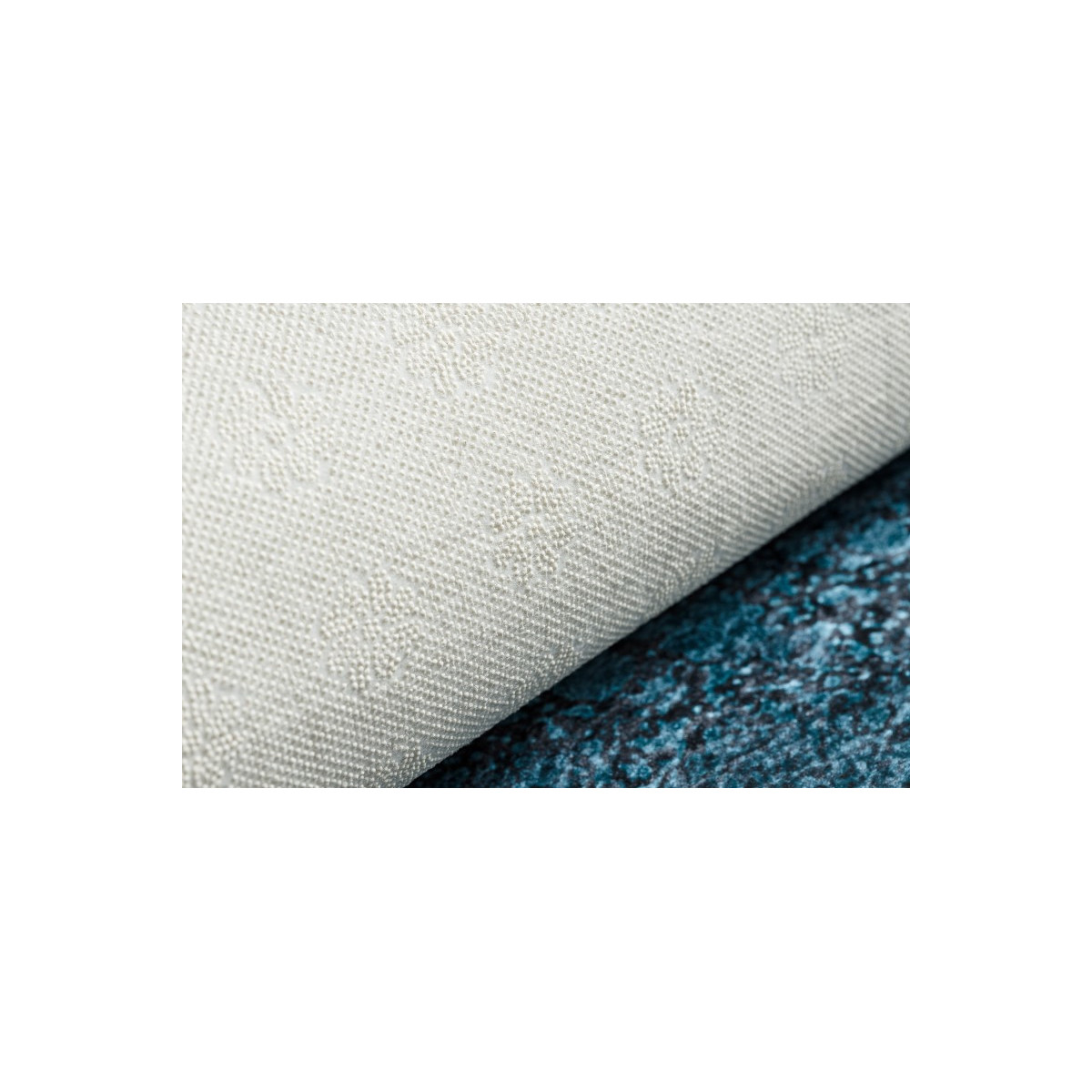 Covor turcoaz-auriu, lavabil, antiderapant, cu model geometric, diverse dimensiuni ANDRE