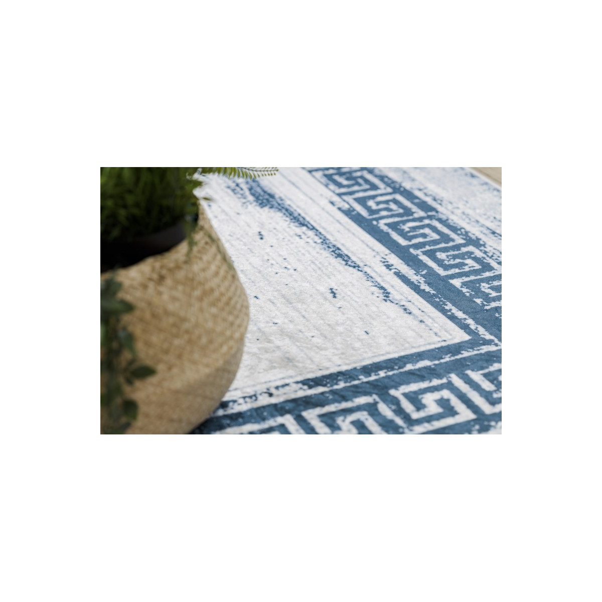 Buclea-albastră covor lavabil anti-alunecare diverse dimensiuni ANDRE