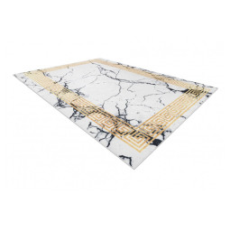 Covoare alb-aurii, spălabil, antiderapant, model marmură grecească, diverse dimensiuni ANDRE