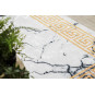 Covoare alb-aurii, spălabil, antiderapant, model marmură grecească, diverse dimensiuni ANDRE