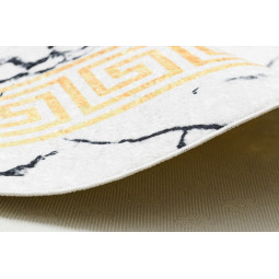 Covoare alb-aurii, spălabil, antiderapant, model marmură grecească, diverse dimensiuni ANDRE