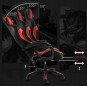 Scaun de gaming pentru PC de culoare albastră