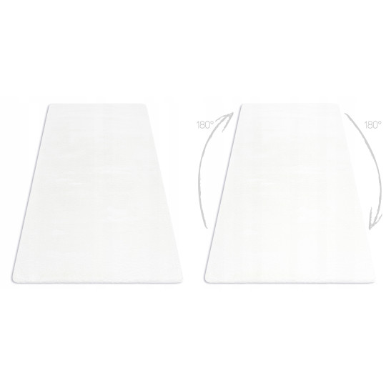 Covoare shaggy de calitate în alb