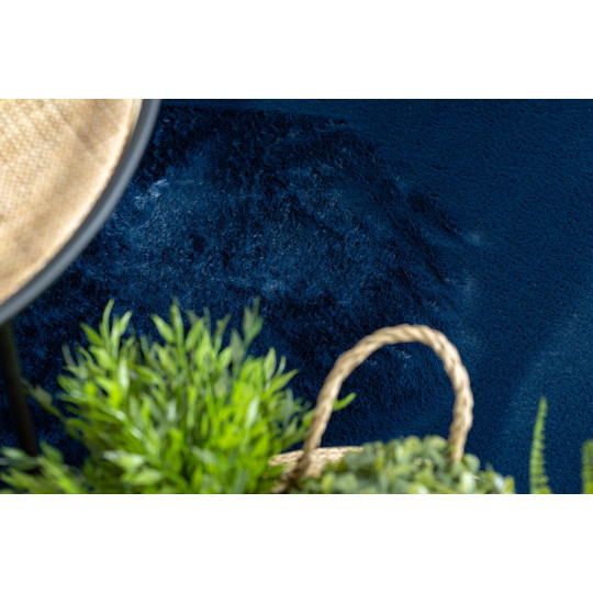 Covorase shaggy de culoare albastră în diferite dimensiuni