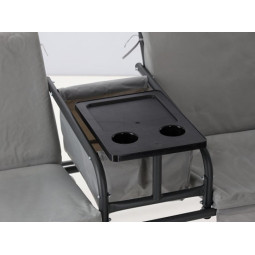 Hamac de grădină pentru doi, de culoare gri