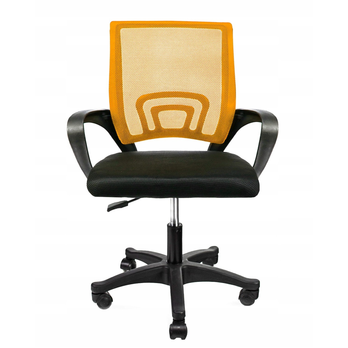 Scaune de birou de culoare galbenă pe roți