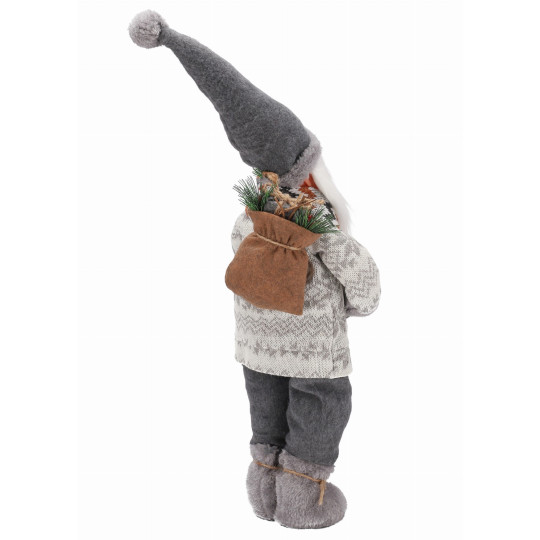 Figură de Crăciun Moș Crăciun în stil scandinav 60 cm