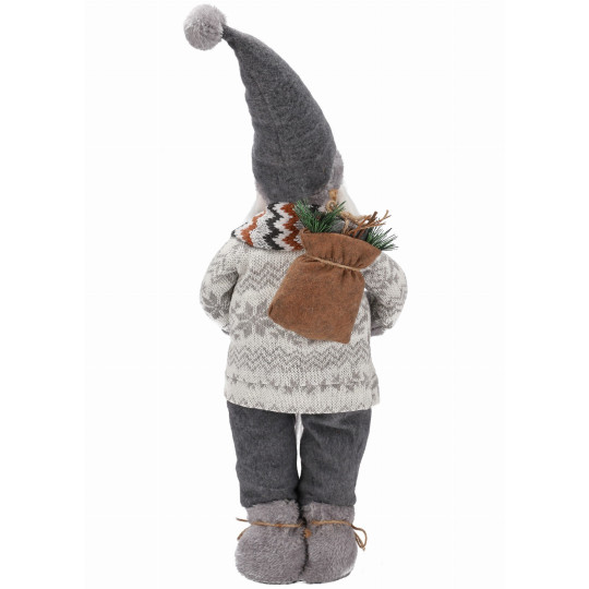 Figură de Crăciun Moș Crăciun în stil scandinav 60 cm