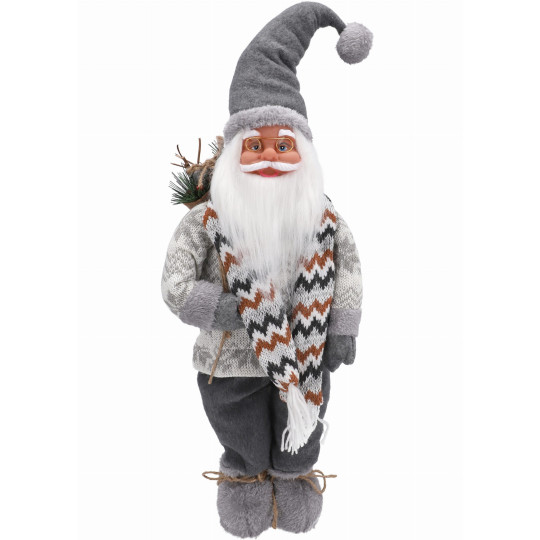 Figură de Crăciun Moș Crăciun în stil scandinav 60 cm