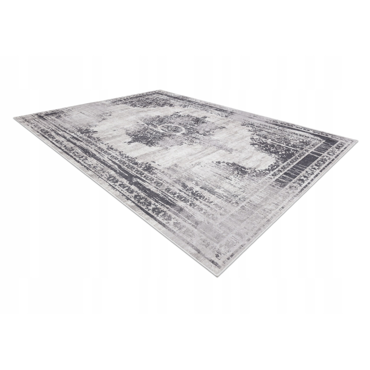 Covor lavabil antiderapant, cu model ornamental, disponibil în diverse dimensiuni ANDRE