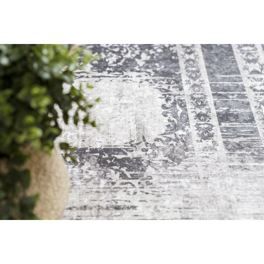 Covor lavabil antiderapant, cu model ornamental, disponibil în diverse dimensiuni ANDRE