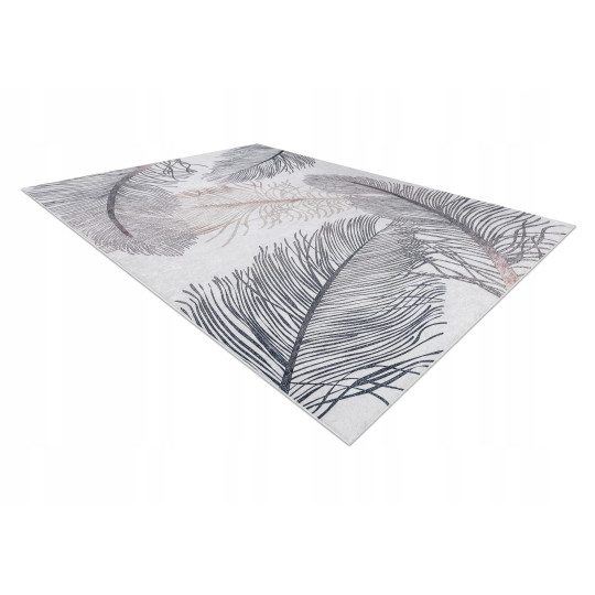 Covor griș prietenos cu spatele antiderapant, diverse dimensiuni ANDRE