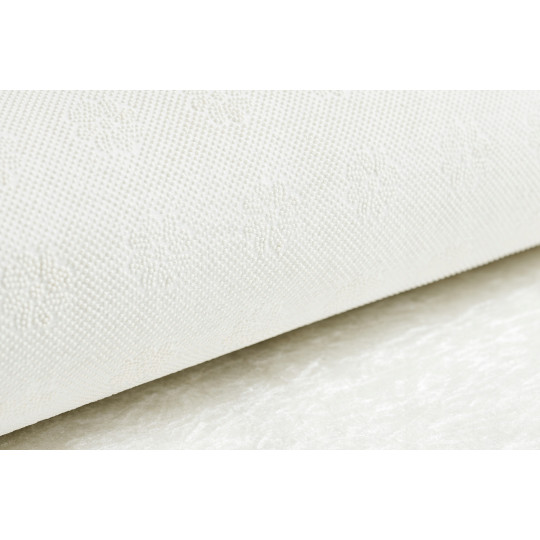 Covor alb-aurieș, lavabil, antiderapant, disponibile în mai multe dimensiuni ANDRE