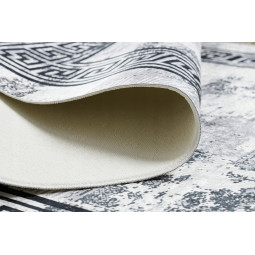 Covor negru-alb, lavabil, antiderapant, diferite dimensiuni ANDRE