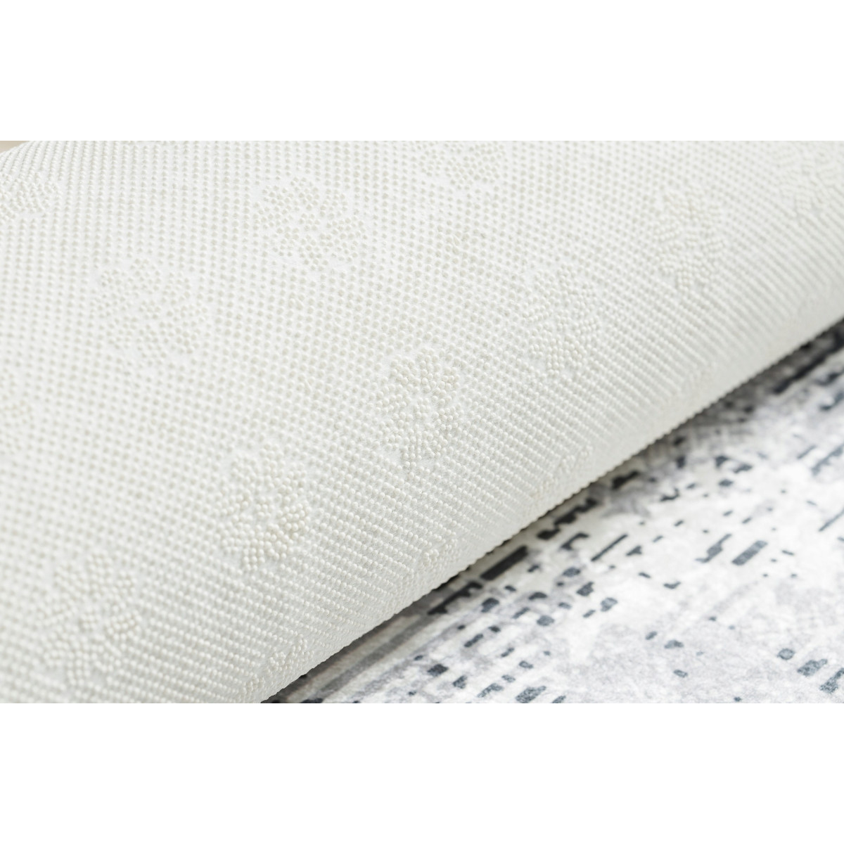 Covor negru-alb, lavabil, antiderapant, diferite dimensiuni ANDRE