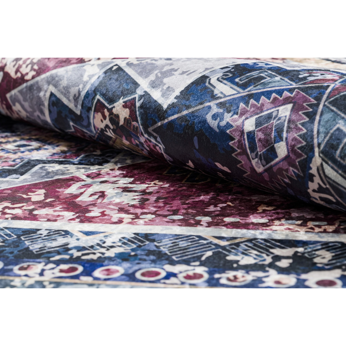 Covoare orientale lavabile, roșu-albastru, diverse dimensiuni ANDRE