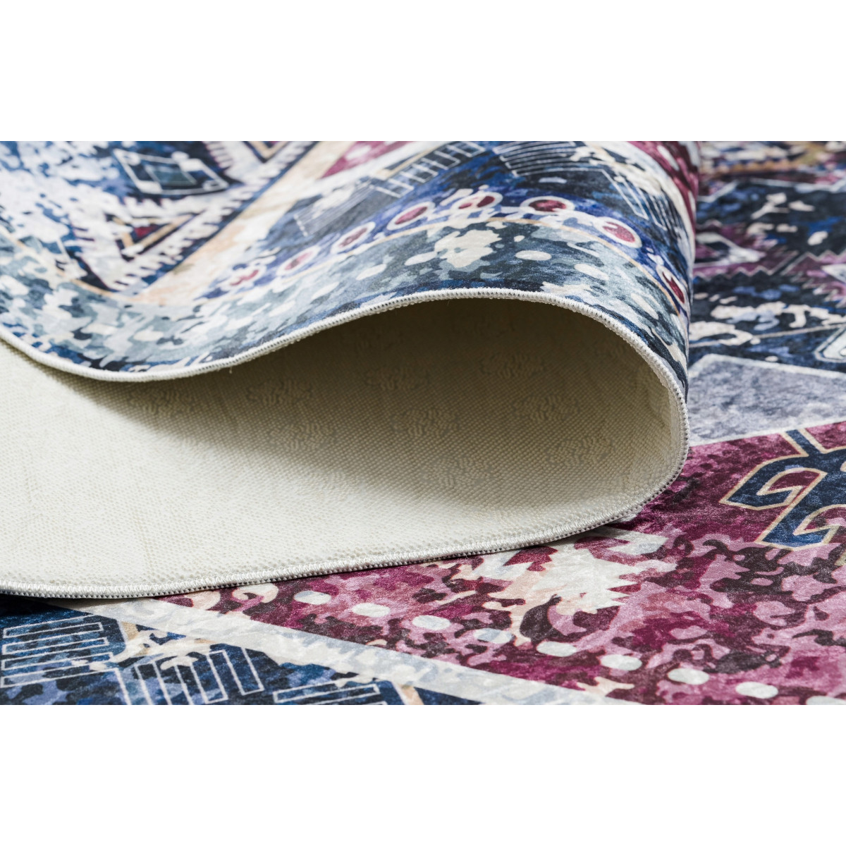 Covoare orientale lavabile, roșu-albastru, diverse dimensiuni ANDRE