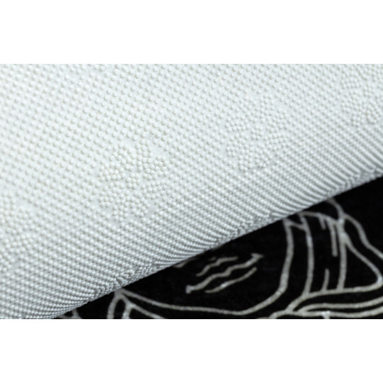 Covor alb-negru lavabil, meduză grecească antiderapantă, diverse dimensiuni ANDRE