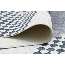 Covoare moderne pentru living cu forme geometrice în culoarea albastră ANDRE