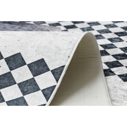 Covoare moderne pentru living cu forme geometrice în culoarea albastră ANDRE