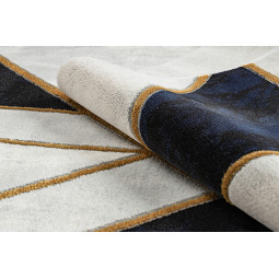 Covor elegant cu margine aurie