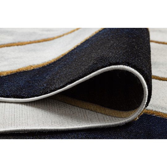 Covor elegant cu margine aurie