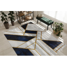 Covor elegant cu margine aurie