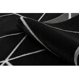 Covoare ieftine de culoare neagră cu model