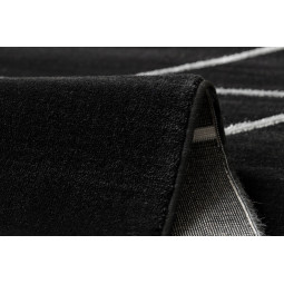 Covoare ieftine de culoare neagră cu model