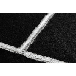 Covoare ieftine de culoare neagră cu model