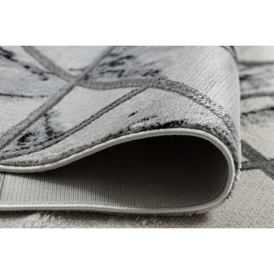 Covoare cu model geometric de culoare albă