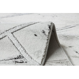 Covoare cu model geometric de culoare albă