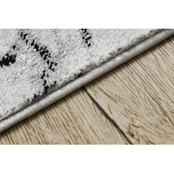 Covoare cu model geometric de culoare albă