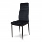 Scaune de bucătărie moderne, negre, cu cusături