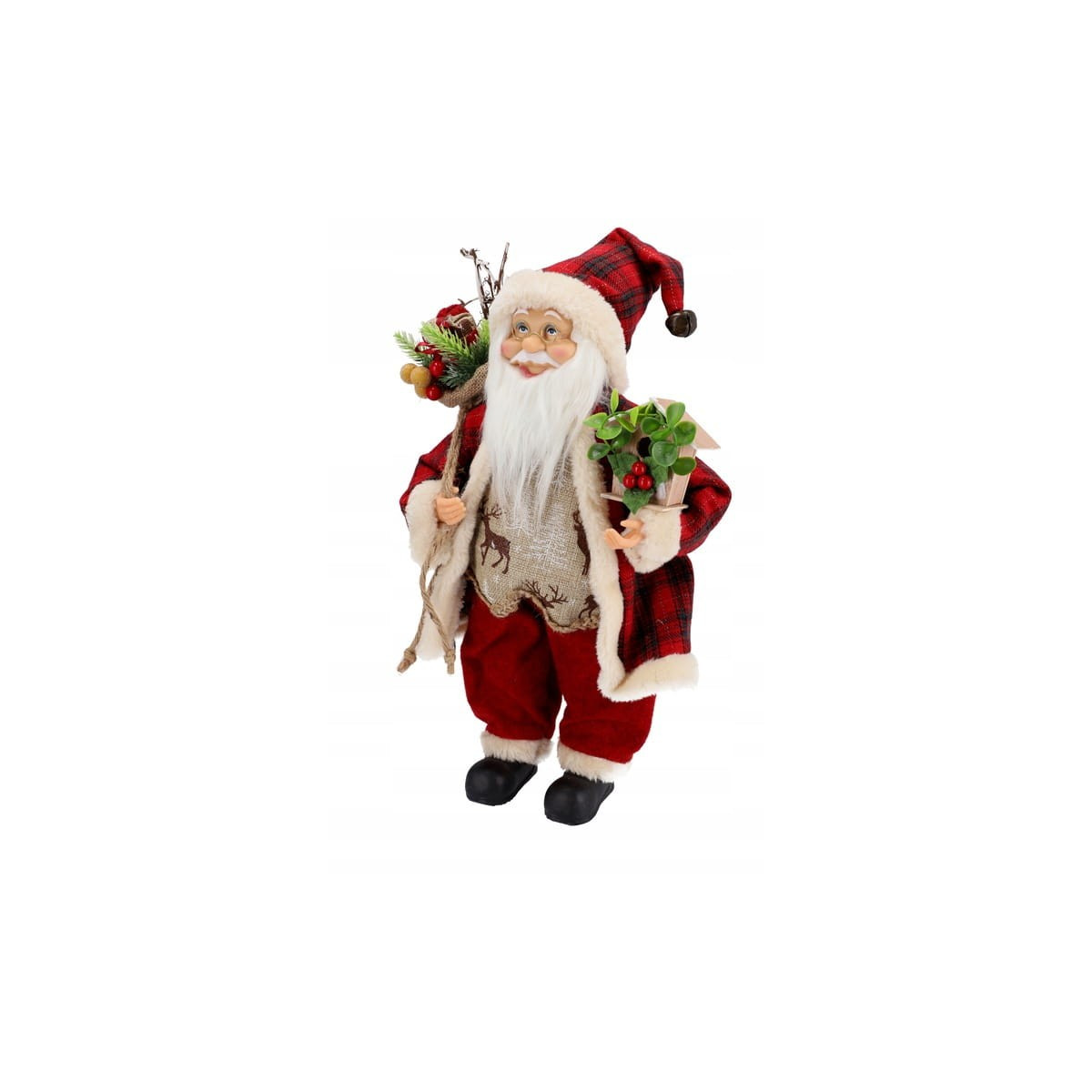 Decorație de Crăciun de mari dimensiuni Moș Crăciun 40 cm